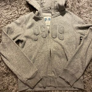 Kids | P.S. Aeropostale gray zip up jacket